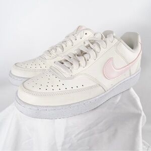 Nike Women's Court Vision Low White Pink Women Casual Next Nature Shoes Sz 7